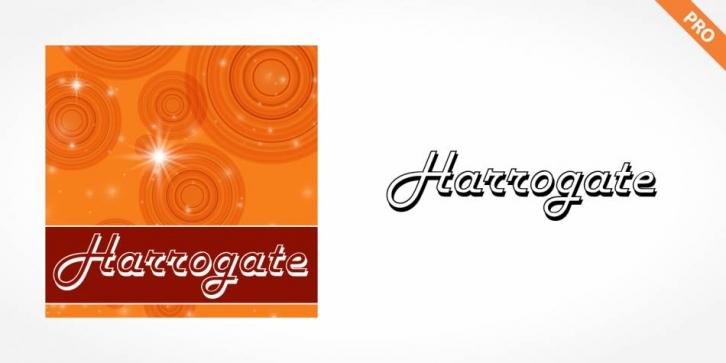 Harrogate Pro Font Download