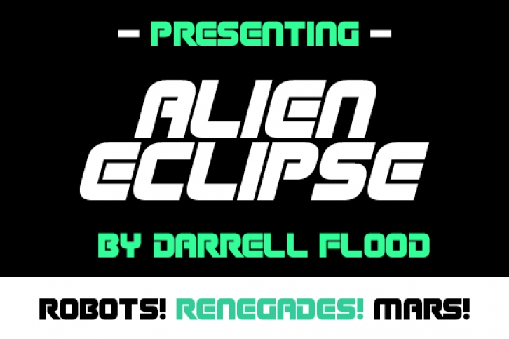 Alien Eclipse Font Download