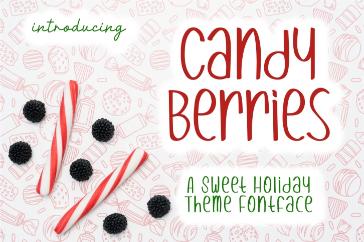Candy Berries Font Download