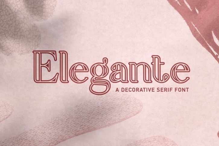 Elegante - Decorative Serif Font Font Download