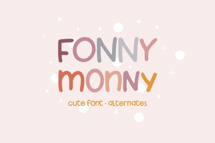 Foony Monny Handwritten cutefont Font Download