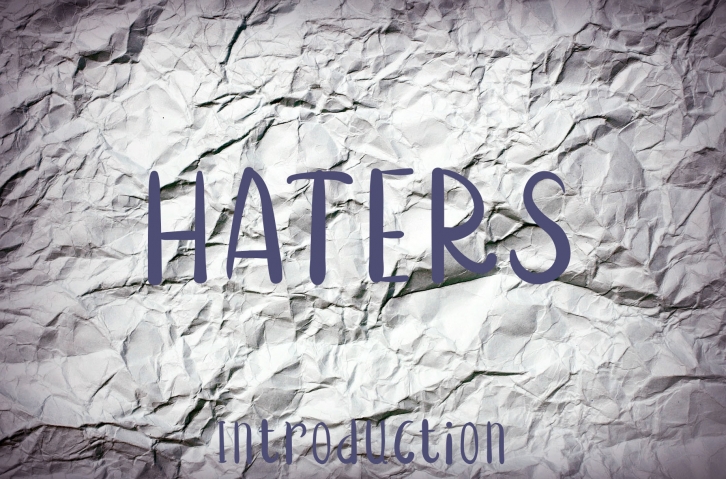 Haters Font Download