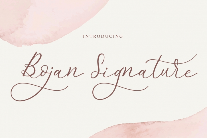 Bojan Signature Font Download