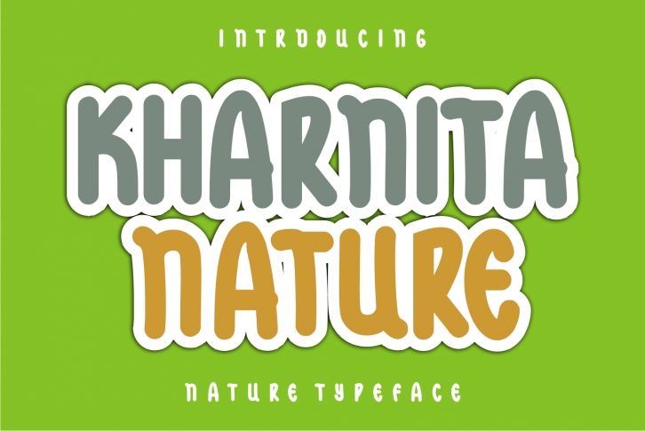 Kharnita Nature Font Download