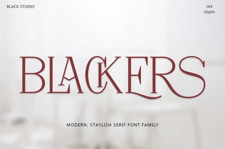 Blackers Font Download