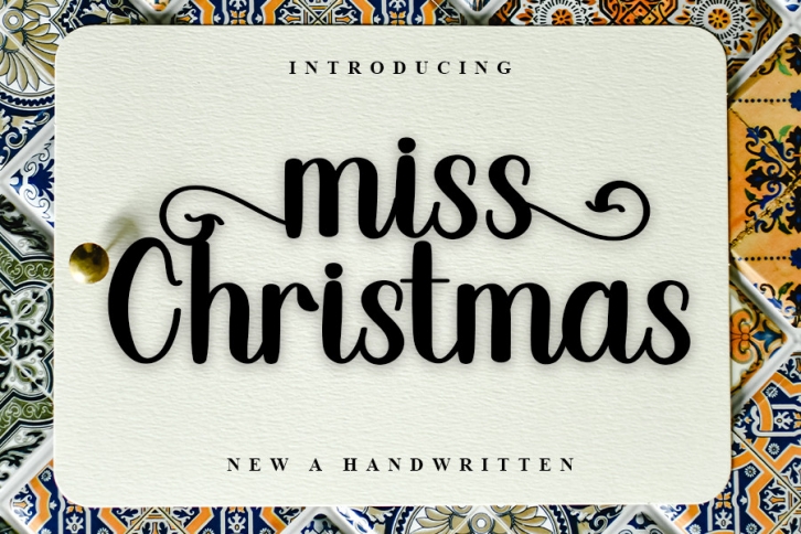 Miss Christmas Font Download