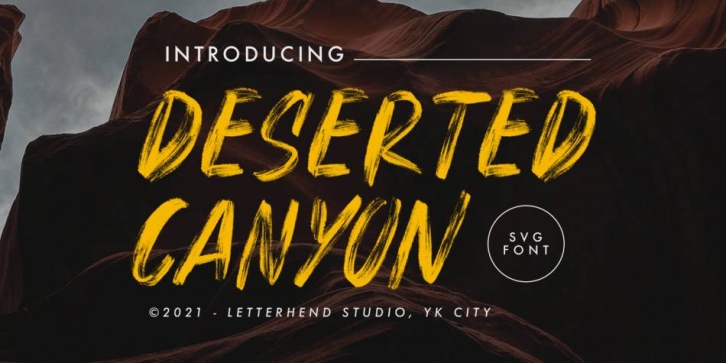 Deserted Canyon Font Download
