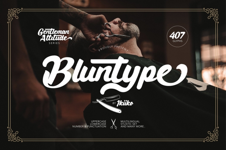 Bluntype Typeface Font Download