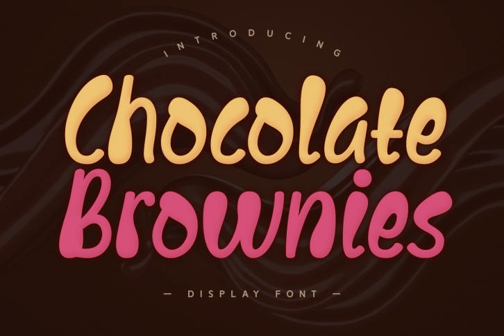 Chocolate Brownies Font Download