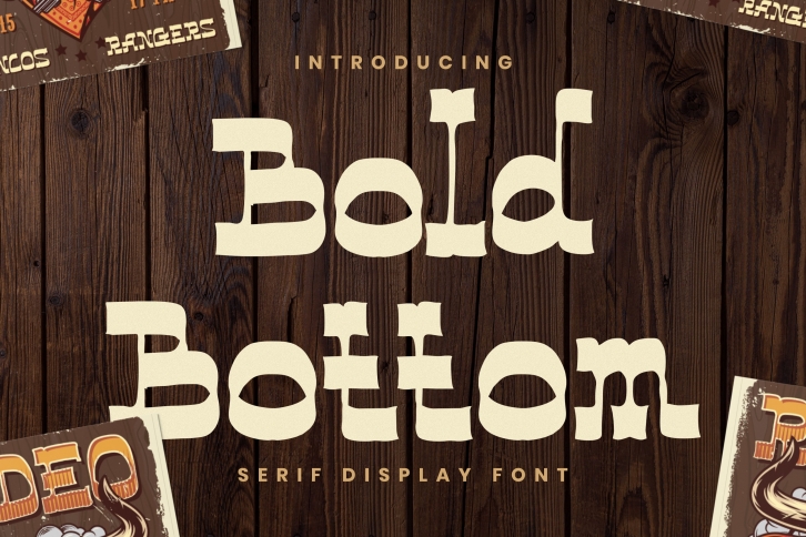 Bold Bottom Cowboy Font Download