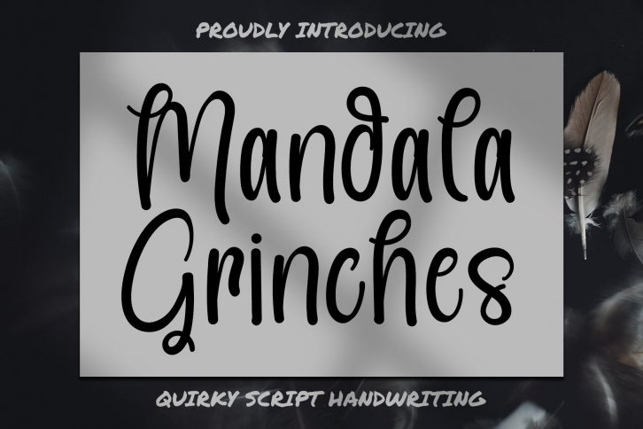 Mandala Grinches Font Download
