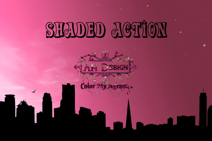 Shaded Action Font Download