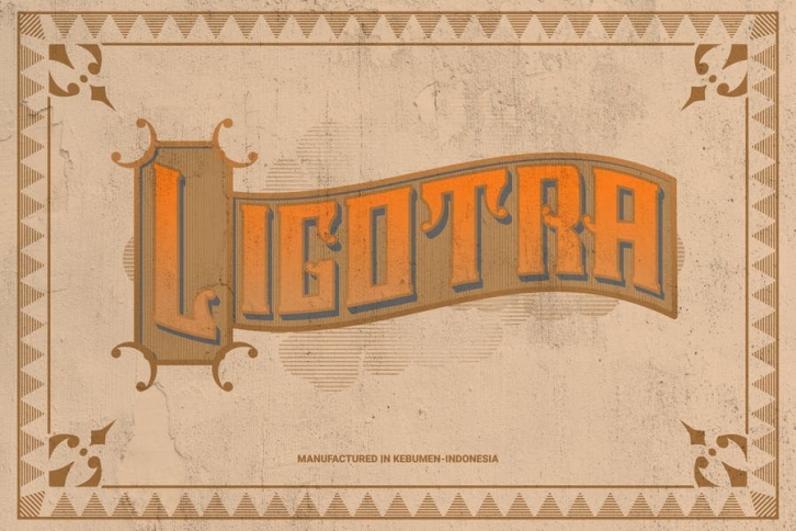 Ligotra - Vintage Font Font Download