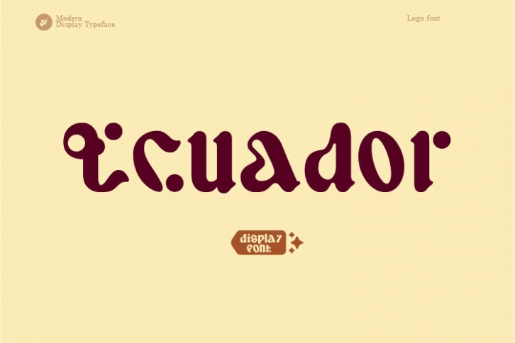 Ecuador Font Download