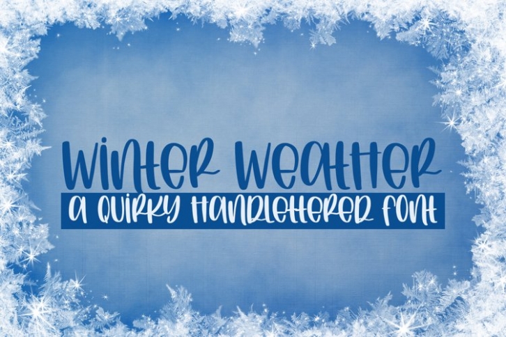 Winter Weather Font Download