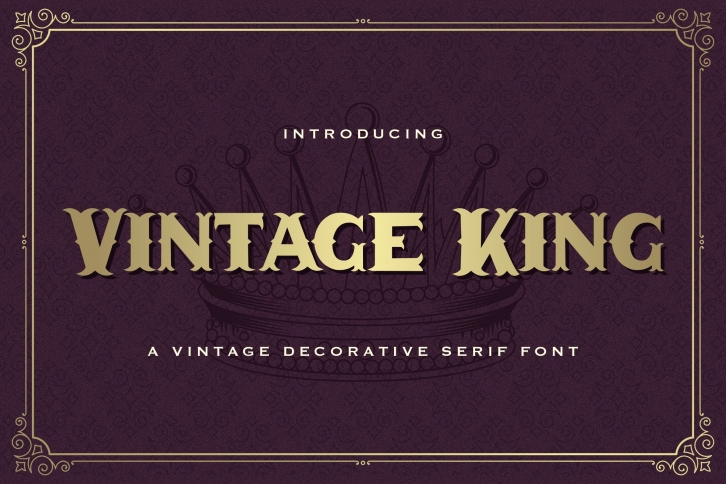 Vintage King Font Download