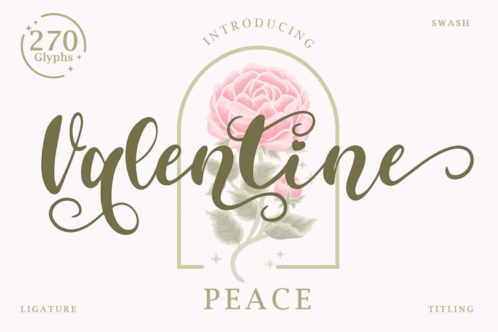 Valentine Peace Font Download