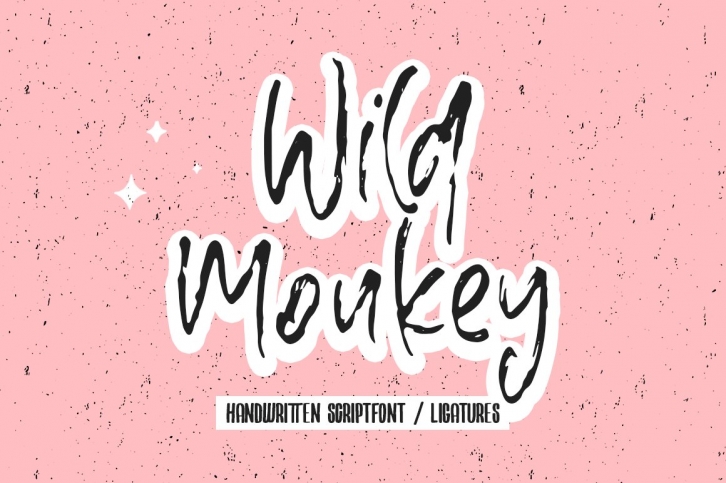 Wild Monkey Handmade font Font Download