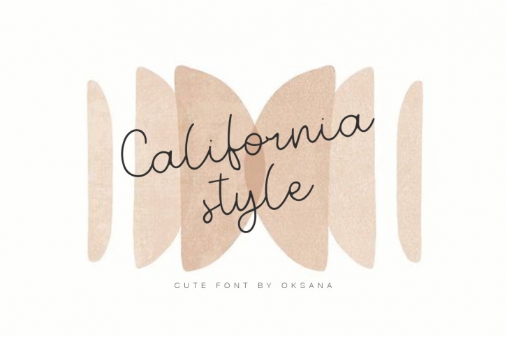 California Style Font Download