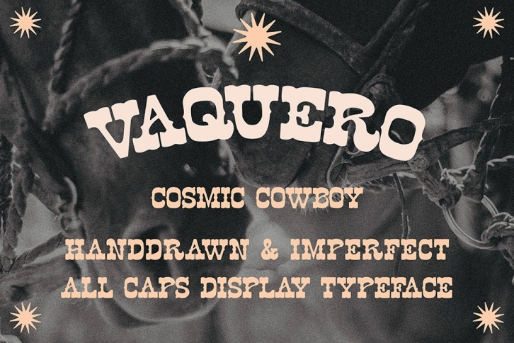 Vaquero • Western handdrawn typeface Font Download
