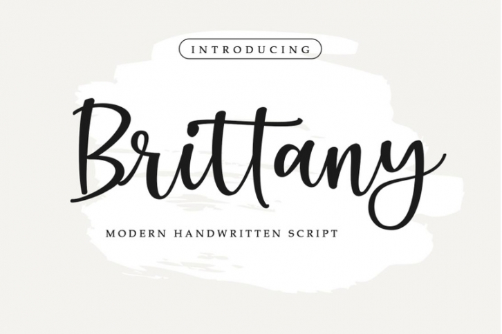 Brittany - Handwritten Script Font Font Download