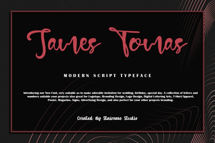 James Tomas Font Download