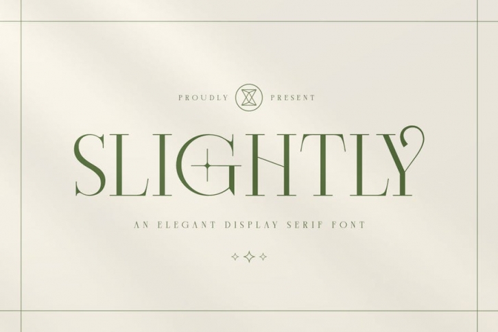 Slightly - Elegant Display Serif Font Download