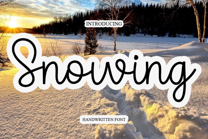 Snowing Font Download