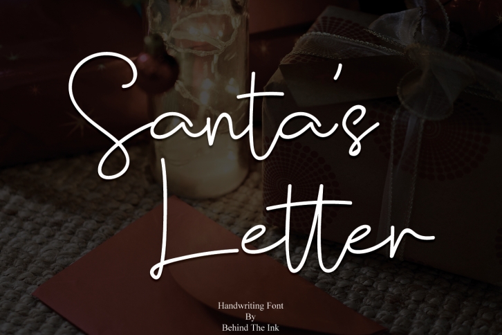 Santa's Letter Font Download