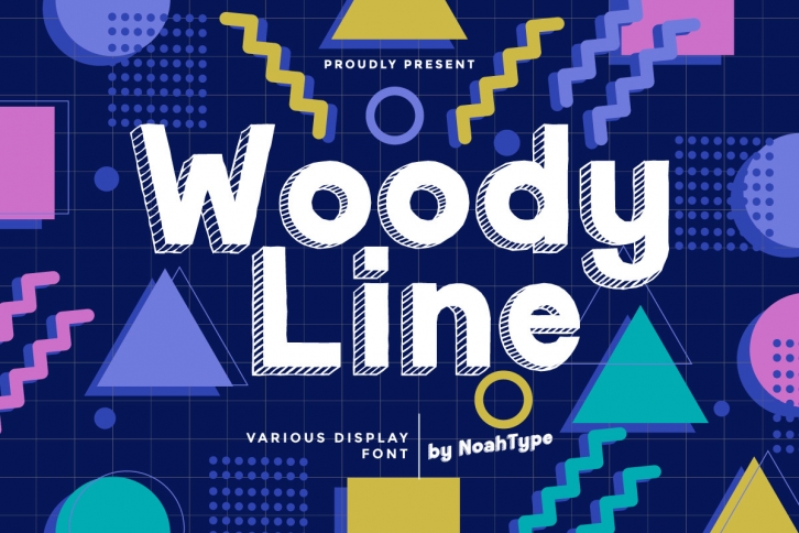 Woody Line Font Download