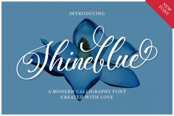 Shineblue Font Download