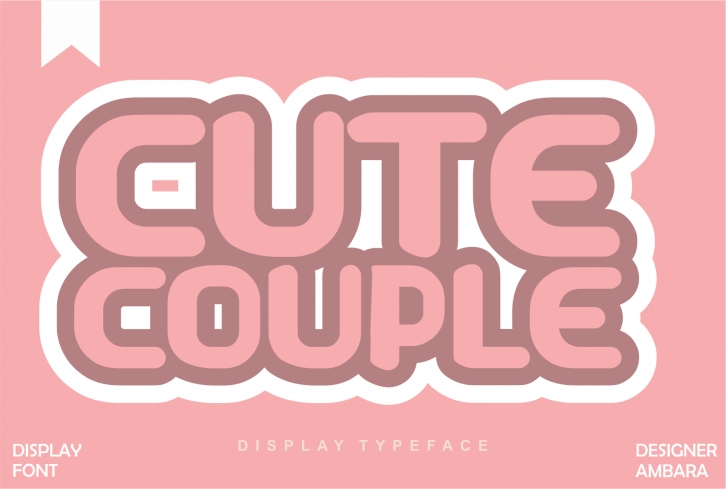 Cute Couple Font Download