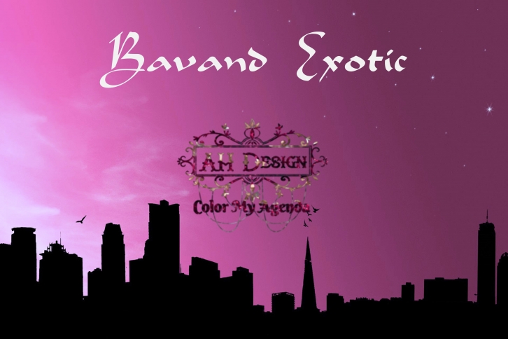 Bavand Exotic Font Download