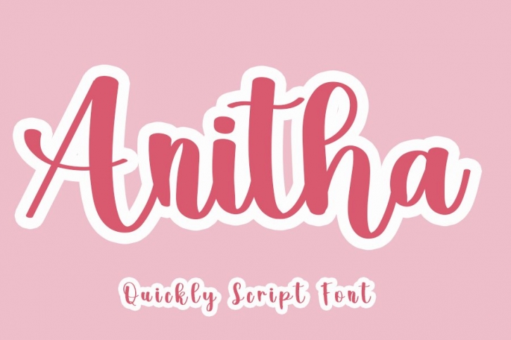 Anitha Font Download