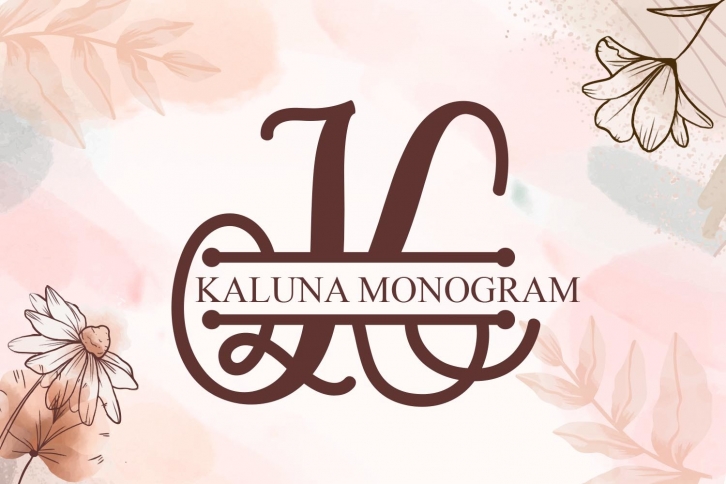 Kaluna Monogram Font Download