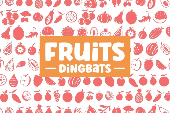 Fruits Dingbats Font Download