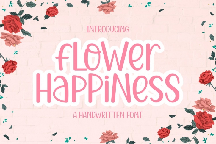 Flower Happiness Font Download