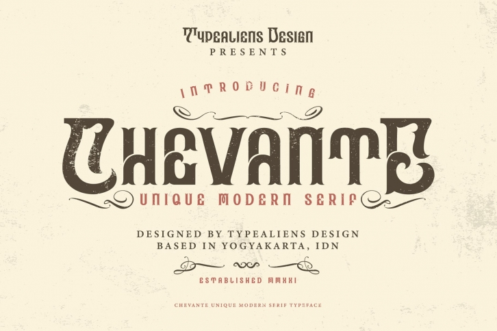 Chevante Font Download