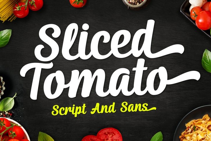 Sliced Tomato Font Download