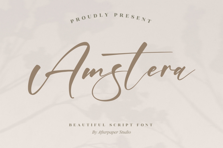 Amstera Font Download