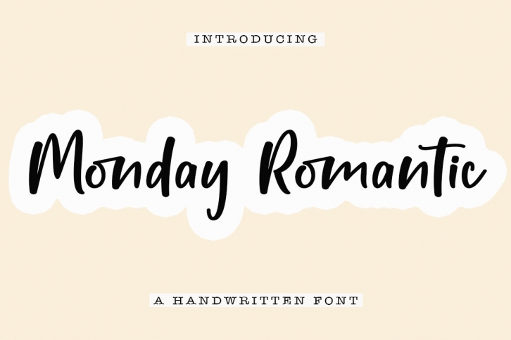 Monday Romantic Font Download