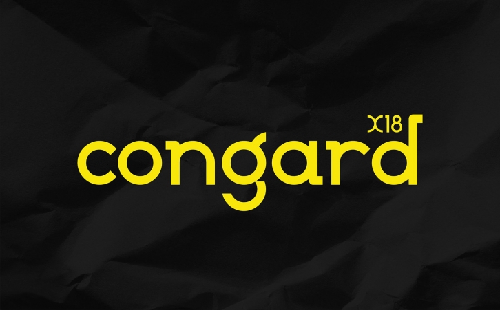 congard x18 Font Download