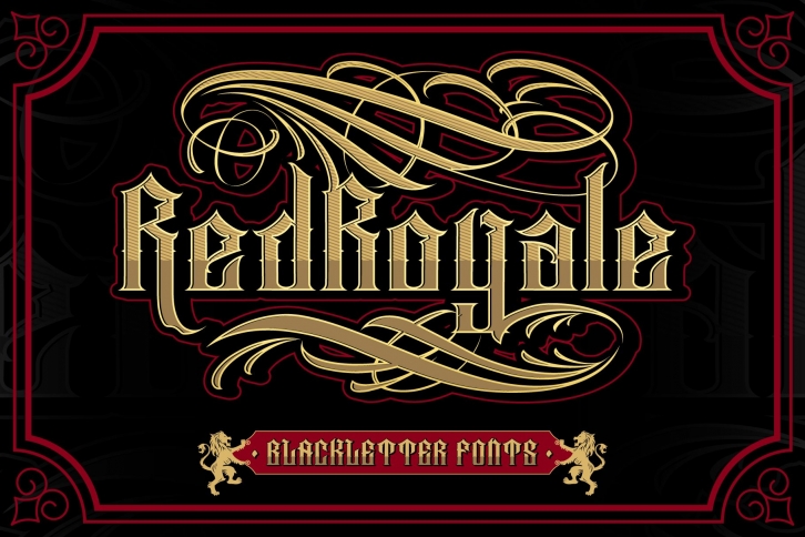 Red Royale – Blackletter Font Download