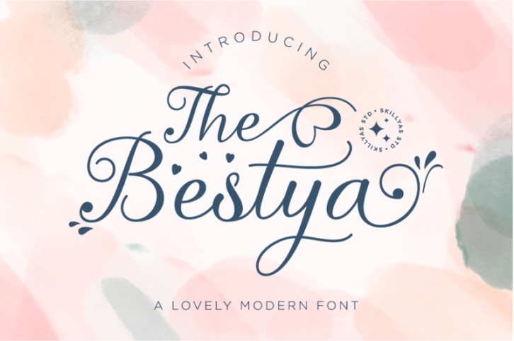 The Bestya - A lovely Modern Font Font Download