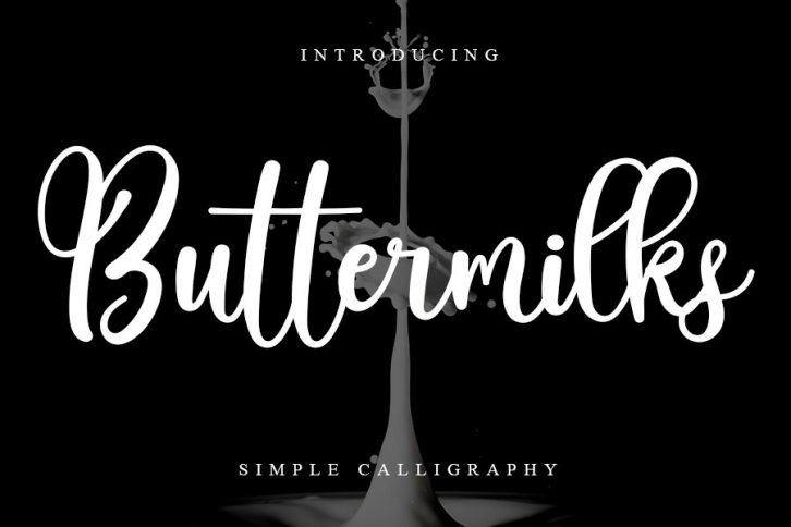 Buttermilks Font Download