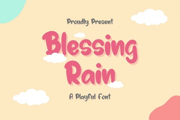 Blessing Rain Font Download