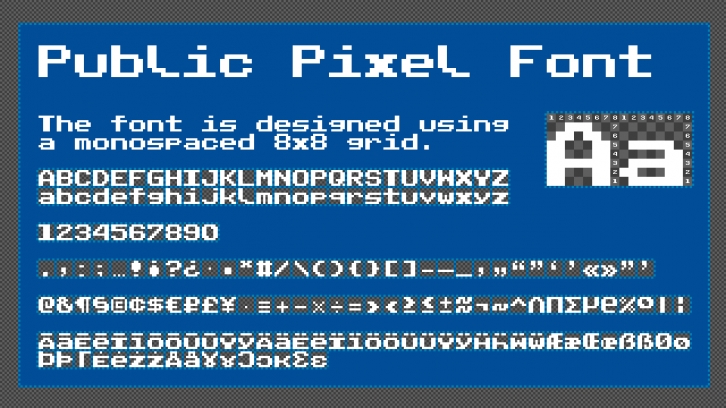 Public Pixel Font Download