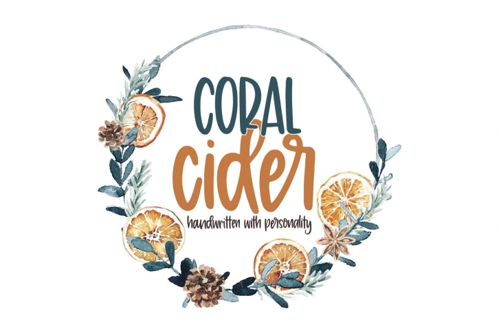 coral cider Font Download