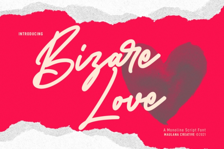 Bizare Love Monoline Script Font Font Font Download
