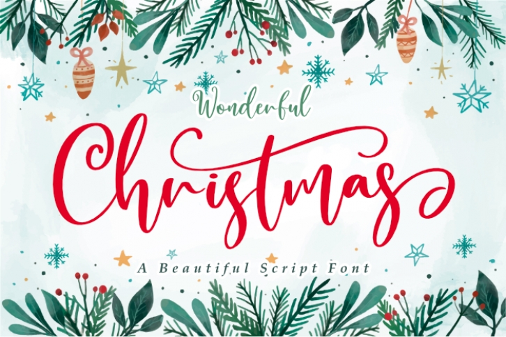 Wonderful Christmas Font Download